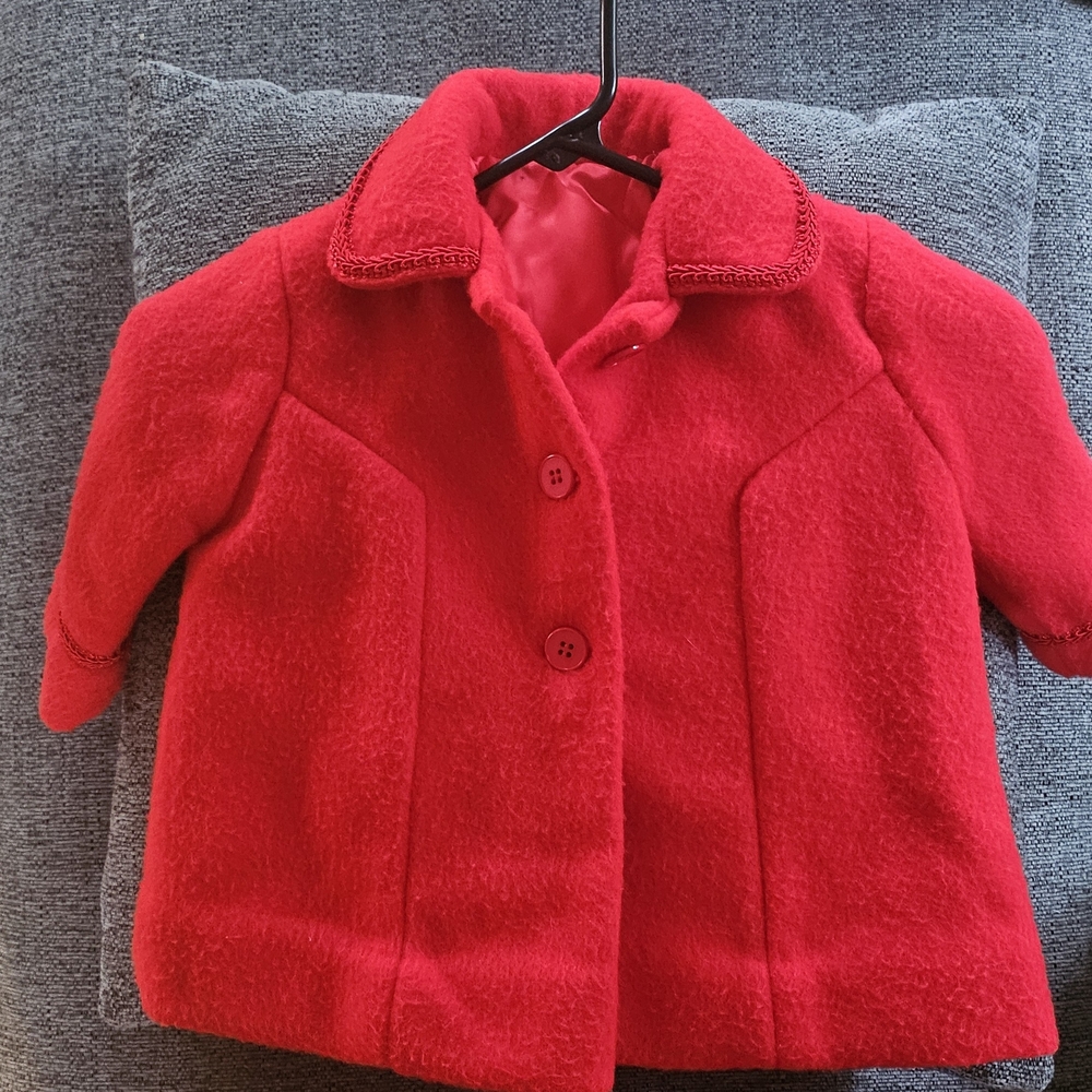 Vintage Milliscent's Of San Francisco Kids Jacket Size 3-4T Classic Red